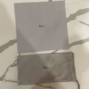 ***Authentic Dior Sunglasses Bag and Microfiber Optical Cloth***